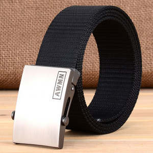 Cureaua textila barbati model curata cu inchizatoare metalica