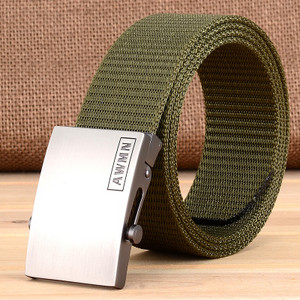 Cureaua textila barbati model curata cu inchizatoare metalica