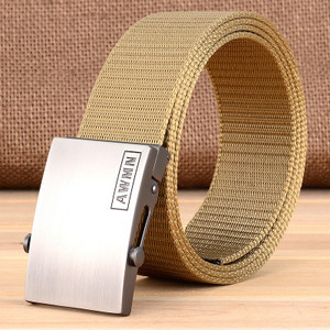 Cureaua textila barbati model curata cu inchizatoare metalica