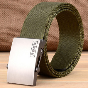 Cureaua textila barbati model curata cu inchizatoare metalica