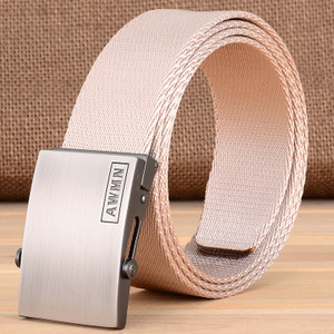 Cureaua textila barbati model curata cu inchizatoare metalica