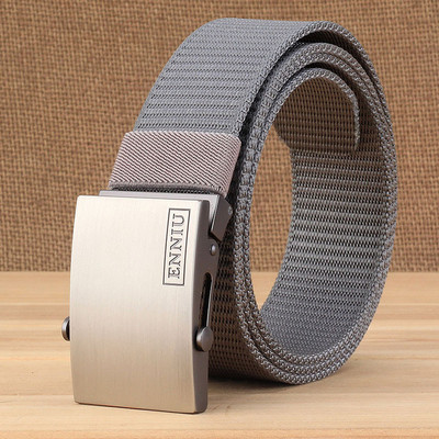 Cureaua textila barbati model curata cu inchizatoare metalica