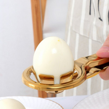 Εγχειρίδιο καλουπιού κοπής αυγών από ανοξείδωτο ατσάλι Κόφτης αυγών Διαχωριστές αυγών κουζίνας Εργαλεία κοπής καλουπιών