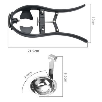 Ανοξείδωτο ανοιχτήρι αυγών με αφαιρούμενο διαχωριστικό αυγών Εργαλείο αυτόματου σπασίματος αυγών Creative Gadgets κουζίνας Κόφτης κελύφους αυγών