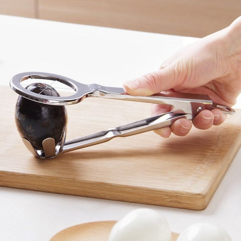 Šesťhranný lis na krájanie vajec, ozdobný konzervovaný nerezový krájač vajec, rozdeľovač, krájací podporník, domáca kuchyňa, pečenie, nástroje na pečenie