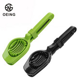 Rankinis grybų kivių vaisių skirstytuvas Pomidorų kiaušinių pjaustytuvas nerūdijančio plieno kiaušinių pjaustytuvas Daugiafunkcinis griežinėlių formavimo kiaušinių pjaustytuvas