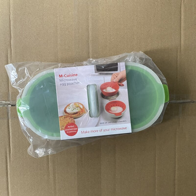 Mikrolaineahjus munakeetja toidukvaliteediga kööginõud Topelttassiga munakeetja Köök munakeetja komplekt Mikrolaineahjus toiduvalmistamise tööriistad Uus 2022