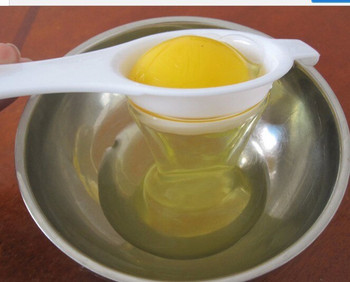 Εργαλείο ψησίματος Diy PP Πλαστικό Διαχωριστικό Ασπραδιού κρόκου αυγού Διαιρέτης αυγών 10 τμχ/παρτίδα