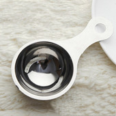 Kuchynské náradie Nerezový oddeľovač žĺtkov Potravinársky oddeľovač vajec Bezpečný pre bielkoviny Praktické ručné náradie na vajcia Kuchynské pomôcky