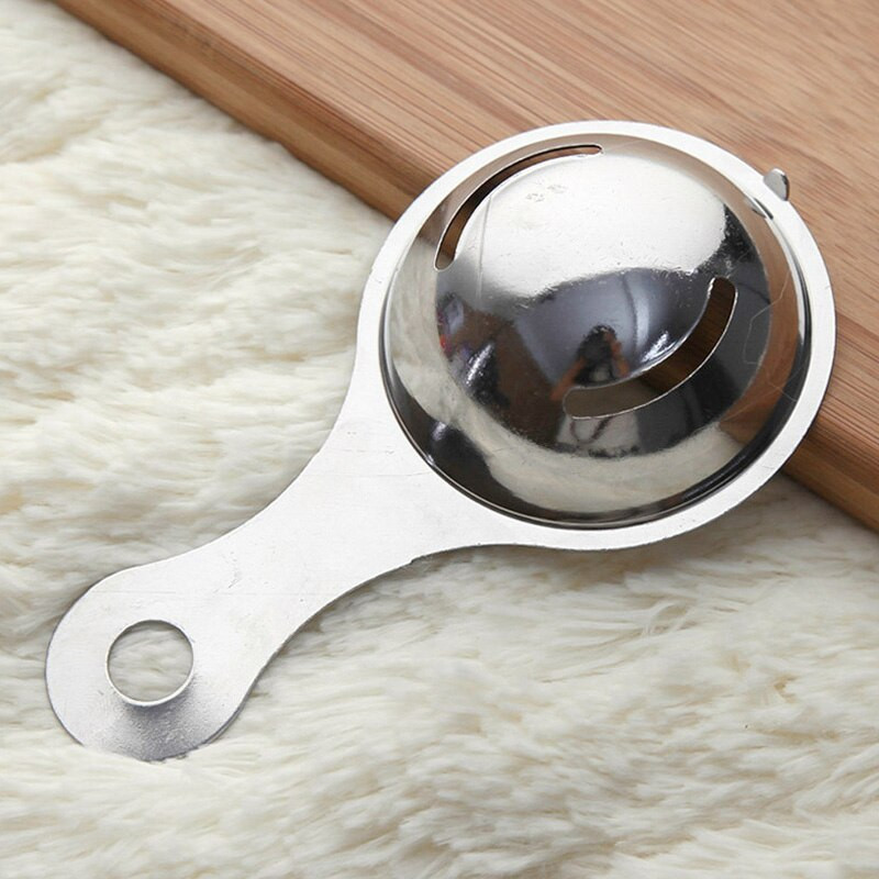 Kuchynské náradie Nerezový oddeľovač žĺtkov Potravinársky oddeľovač vajec Bezpečný pre bielkoviny Praktické ručné náradie na vajcia Kuchynské pomôcky