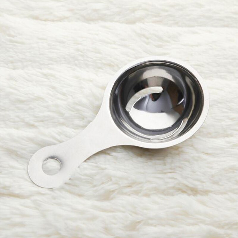 Kuchynské náradie Nerezový oddeľovač žĺtkov Potravinársky oddeľovač vajec Bezpečný pre bielkoviny Praktické ručné náradie na vajcia Kuchynské pomôcky