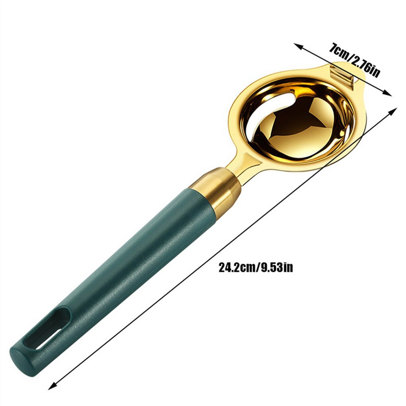 Nástroje na oddeľovanie bielkov z nehrdzavejúcej ocele, filtre na vajcia a žĺtky, kuchynské doplnky, oddeľovací lievik, lyžica, nástroj na oddeľovanie vajec