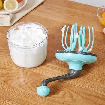 Αναδευτήρας Egg Beater Cake Tool Milk Frother Cream Χειροκίνητος αναδευτήρας χειρός Αναδευτήρας Κουζίνας αφρός περιστρεφόμενος αναδευτήρας Οικιακός