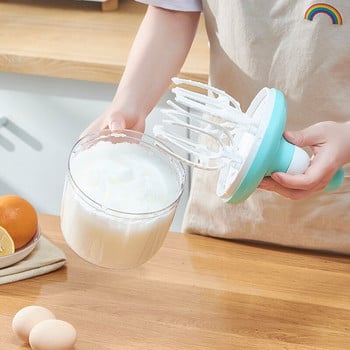 Αναδευτήρας Egg Beater Cake Tool Milk Frother Cream Χειροκίνητος αναδευτήρας χειρός Αναδευτήρας Κουζίνας αφρός περιστρεφόμενος αναδευτήρας Οικιακός