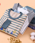 Detské pyžamo pre chlapcov, dvojdielne nohavice a blúzka