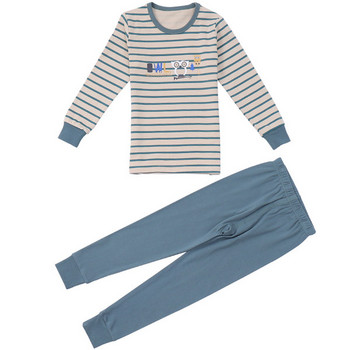 Детска пижама за момчета от две части панталон и блуза 