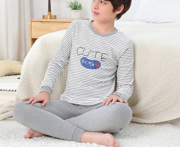 Detské pyžamo pre chlapcov, dvojdielne nohavice a blúzka