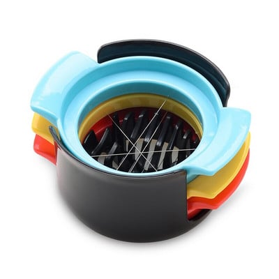 3 viename kiaušinių pjaustyklė kietai virtam kiaušiniui iš nerūdijančio plieno vielos pjaustyklė braškių vaisių pjaustyklė virtuvės reikmenys WXV išpardavimas