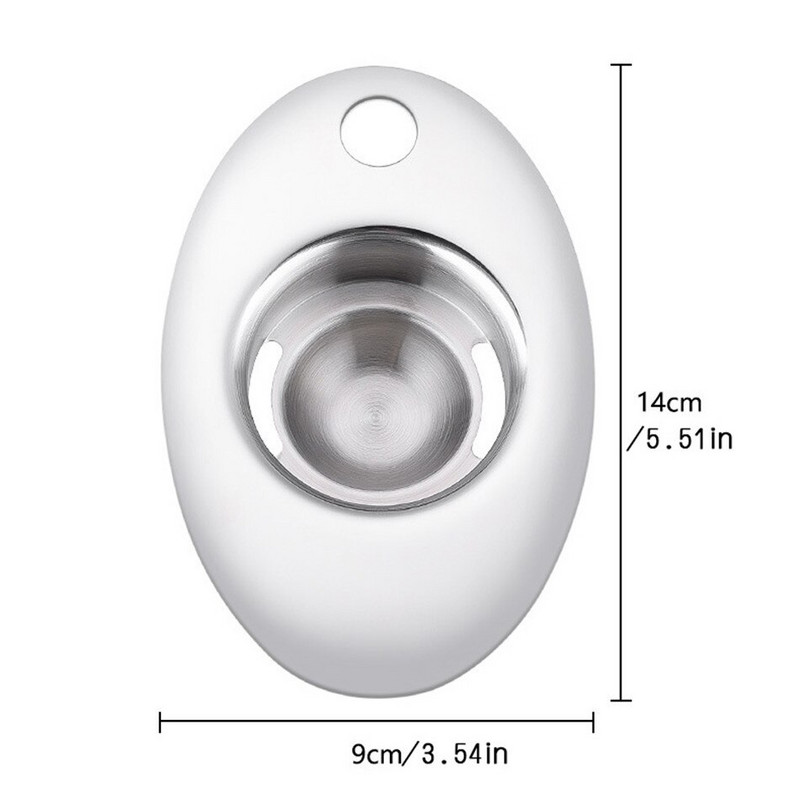 Nástroj na oddeľovanie bielkov z nehrdzavejúcej ocele, filter na žĺtky, kuchynské príslušenstvo, oddeľovací lievik, lyžica, nástroj na oddeľovanie vajec