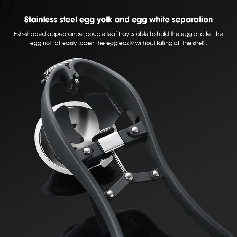 Lúpač vaječných škrupín, rýchly otvárač vajec z nehrdzavejúcej ocele, automatický nástroj na lúpanie vajec, jednoduchý krájač vaječných škrupín