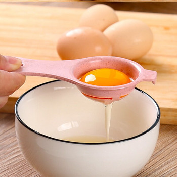 Πλαστικό διαχωριστικό αυγών 3 χρωμάτων Κοσκινίζοντας λευκούς κρόκους Μαγειρικά σκεύη σπιτιού σεφ για το σπίτι