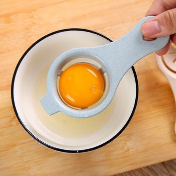 Πλαστικό διαχωριστικό αυγών 3 χρωμάτων Κοσκινίζοντας λευκούς κρόκους Μαγειρικά σκεύη σπιτιού σεφ για το σπίτι