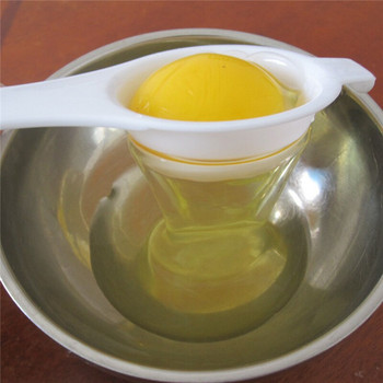 1 τεμ. Διαχωριστής αυγών Διαχωριστής κρόκου Λευκού Χτυπητήρι Εργαλεία κουζίνας Vitellus με θήκη χειρός Προϊόντα κουζίνας