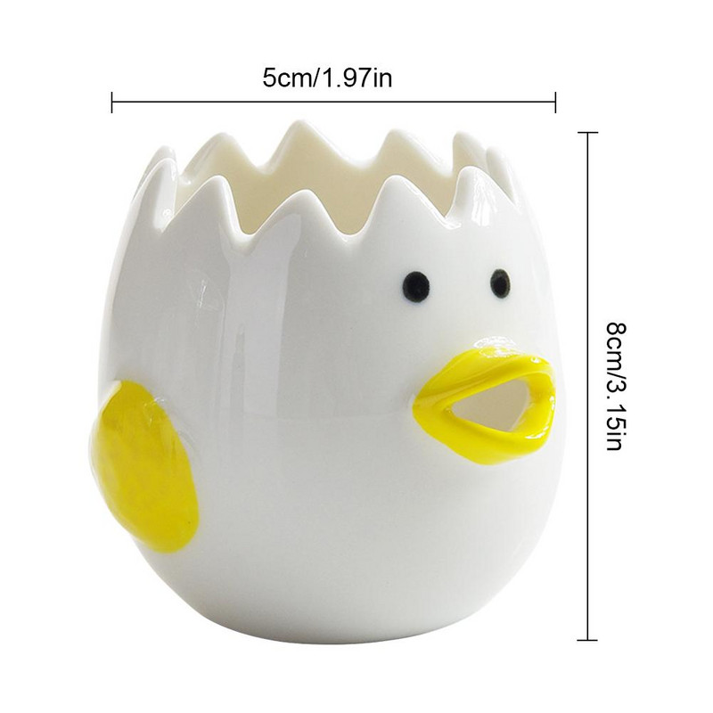 Kreatívne keramické oddeľovače vajec, nástroje na oddeľovanie žĺtkov a bielkov, nástroje na pečenie, domáce použitie, kuchynské nevyhnutné kuchynské pomôcky