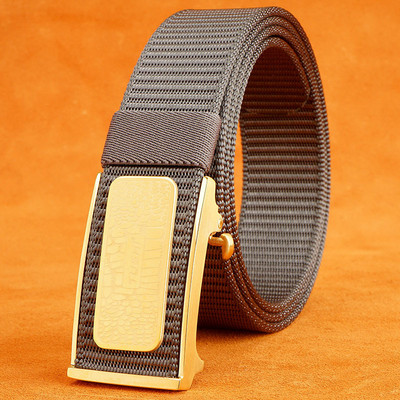 Pánsky textilný opasok s prackou z nehrdzavejúcej ocele