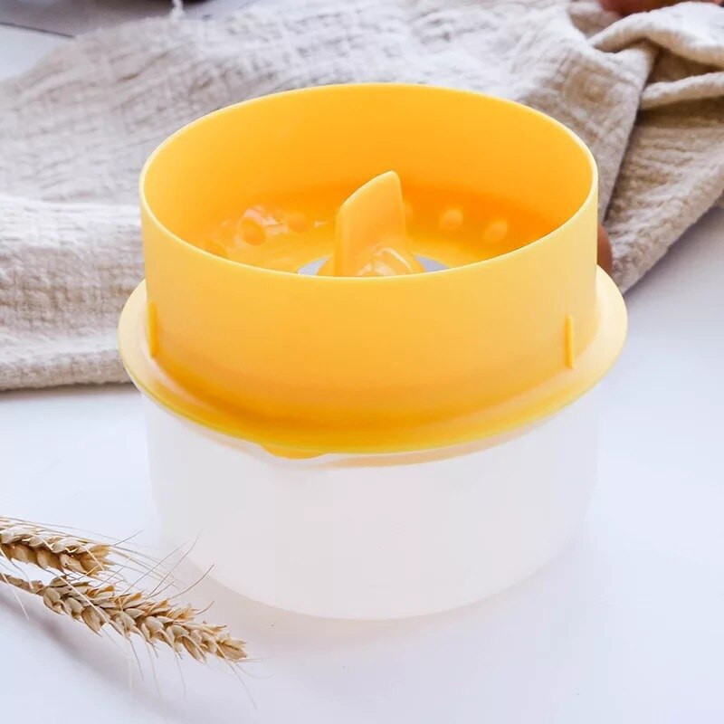 Plastový oddeľovač vajec, preosievanie bielkov a žĺtkov, domáca kuchyňa, jedáleň, varenie, gadget, domáca kuchyňa, nástroje na vajcia, oddeľovač bielkov