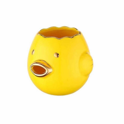 Roztomilý kurací keramický oddeľovač bielkov na vajcia, sitko na vajcia, kuchynský nástroj, kreatívny oddeľovač bielkovín na vaječný žĺtok, praktické kuchynské nástroje