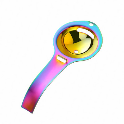 1 ks Nástroj na filtrovanie žĺtkov, oddeľovač bielkov, kuchynské príslušenstvo z nehrdzavejúcej ocele, oddeľovací lievik, lyžica, oddeľovač vajec