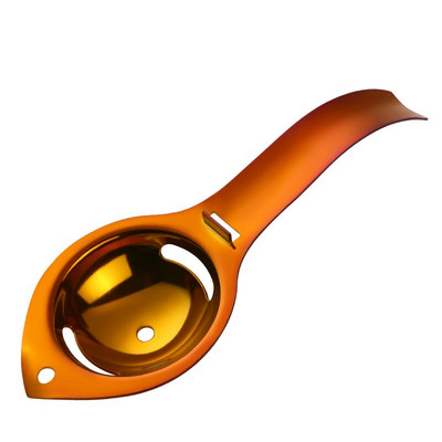 1 ks nerezové nástroje na oddeľovanie bielkov, filtre na vajcia a žĺtky, kuchynské doplnky, oddeľovací lievik, lyžica, delič vajec