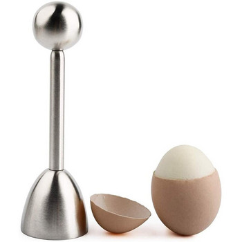 Резачки за яйца, топер за яйца Резачка за яйца Кухненски инструмент Инструмент за премахване на крекер за яйца Разделител на яйчени черупки за твърдо меки сварени яйца
