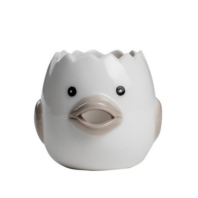 Roztomilý kurací keramický oddeľovač bielkovín, kreatívny oddeľovač bielkovín a žĺtkov, filter na pečenie, kuchynské doplnky, praktické