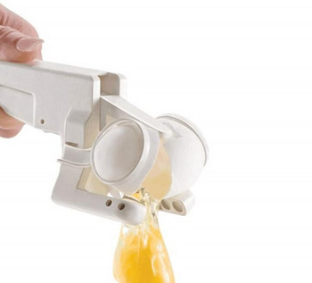 Egg Cracker Handheld York & White Separator Όπως φαίνεται στην τηλεόραση Helper Egg Opener Κουζίνα Gadget Εργαλείο ψησίματος