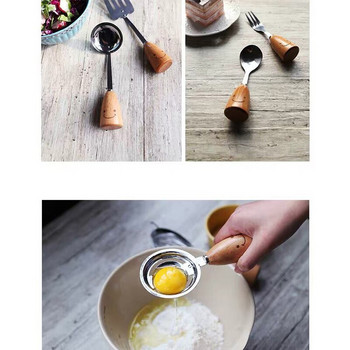 Εργαλείο διαχωρισμού κρόκου αυγού Διαχωριστής αυγών Gadgets κουζίνας ψησίματος Φίλτρο αυγού Πρωτεΐνη Εργαλείο μαγειρέματος αυγών Διαχωριστής αυγών από ανοξείδωτο ατσάλι