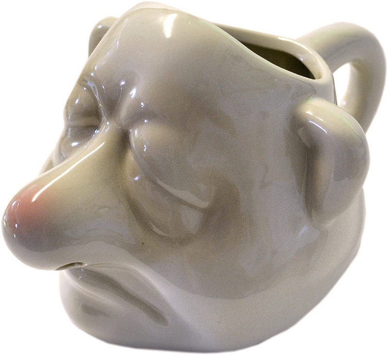 Kreatívny strašiak, oddeľovač kuracích vajec, žĺtkov a bielkov, keramika, keramický oddeľovač kuracích vajec, jedáleň, varenie, kuchynský gadget