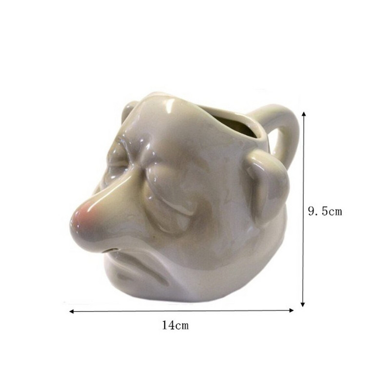 Kreatívny strašiak, oddeľovač kuracích vajec, žĺtkov a bielkov, keramika, keramický oddeľovač kuracích vajec, jedáleň, varenie, kuchynský gadget