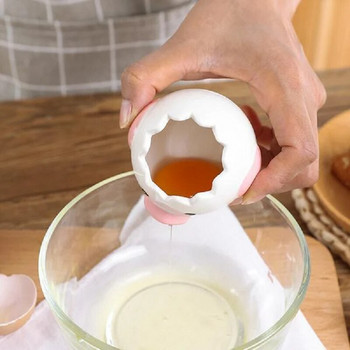 Κεραμικά που πλένονται Διαχωριστής λευκού αυγού Κρόκος αυγού Αυτόματο φίλτρο Εργαλεία ψησίματος Χτυπήστε με σύρμα εργαλεία κουζίνας εργαλεία μαγειρέματος Φιλικά προς το περιβάλλον