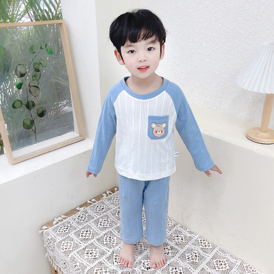 Detská dvojdielna pyžamová súprava s výšivkou