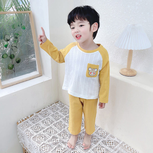 Detská dvojdielna pyžamová súprava s výšivkou