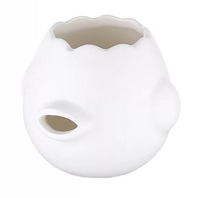 Oddeľovač vajec Keramický oddeľovač žĺtkov a bielkov Roztomilý oddeľovač žĺtkov Kreslený roztomilý automatický oddeľovač Kuchynské pomôcky C66