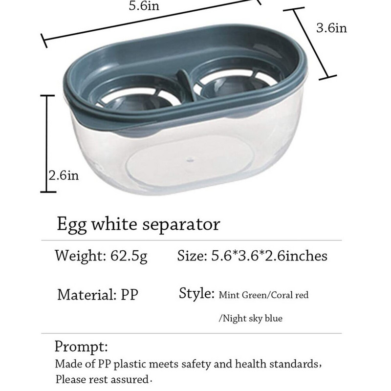 Oddeľovač vaječných bielkov, žĺtkový filter, úložný box, kuchynské pomôcky potravinárskej kvality, oddeľovač vajec, nástroj na varenie, extraktor