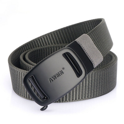 Pánsky plátený opasok s kovovou prackou - niekoľko farieb