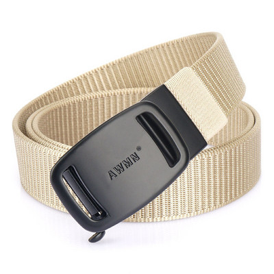 Pánsky plátený opasok s kovovou prackou - niekoľko farieb