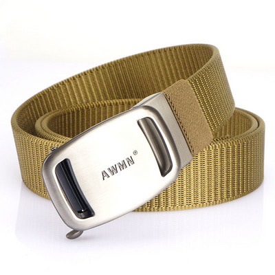 Pánsky plátený opasok s kovovou prackou - niekoľko farieb