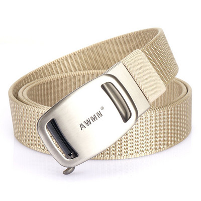 Pánsky plátený opasok s kovovou prackou - niekoľko farieb