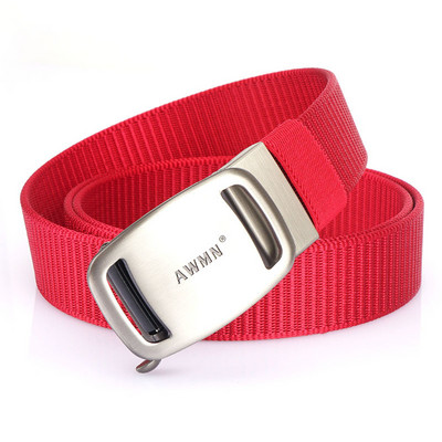 Pánsky plátený opasok s kovovou prackou - niekoľko farieb