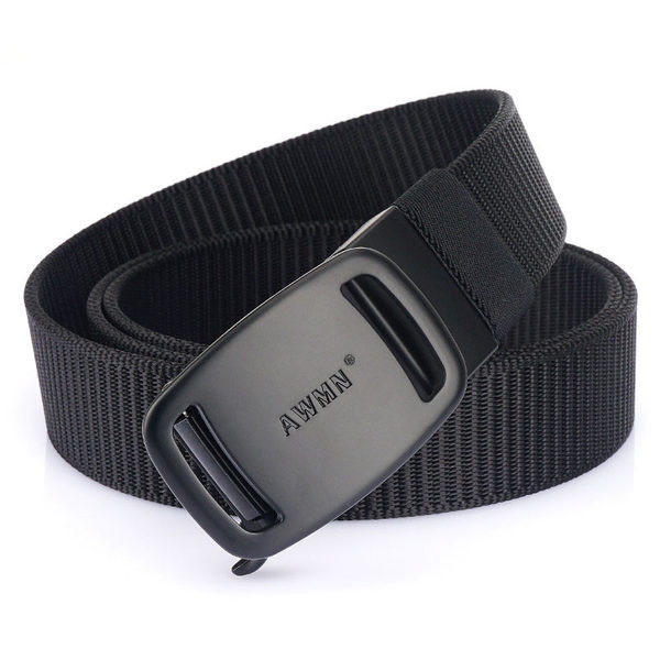 Pánsky plátený opasok s kovovou prackou - niekoľko farieb